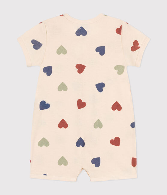 Combinaison courte en coton bébé