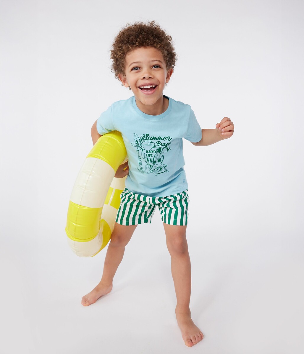 PETIT BATEAU<br>Calções de banho listrados