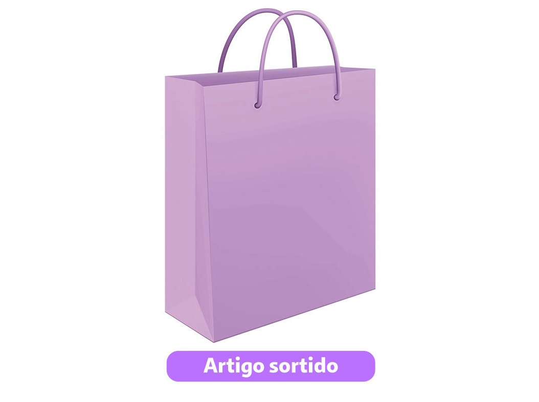 SACO PAPEL MITOS XL 45X48X17CM CORES SORTIDAS