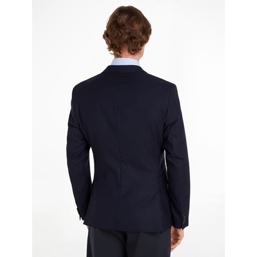 Calvin Klein Bi-Stretch S100 Wool Slim Blazer, Calvin Navy, 52