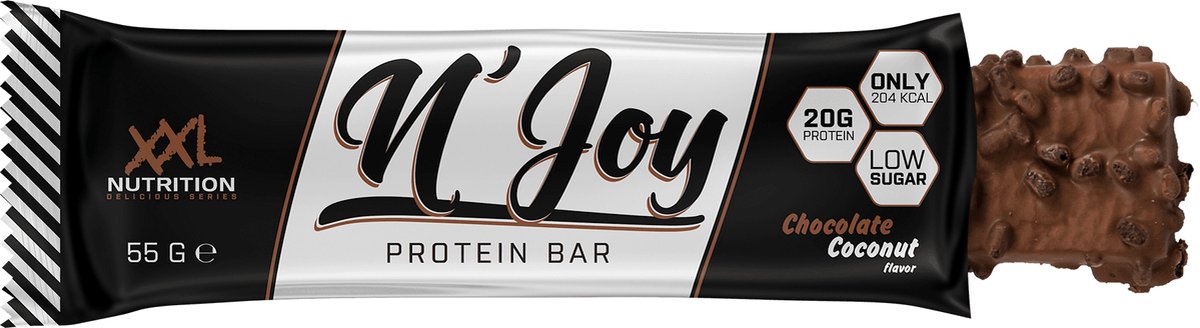 XXL Nutrition N’Joy Protein Bar Chocolate & Coconut (55 gr)