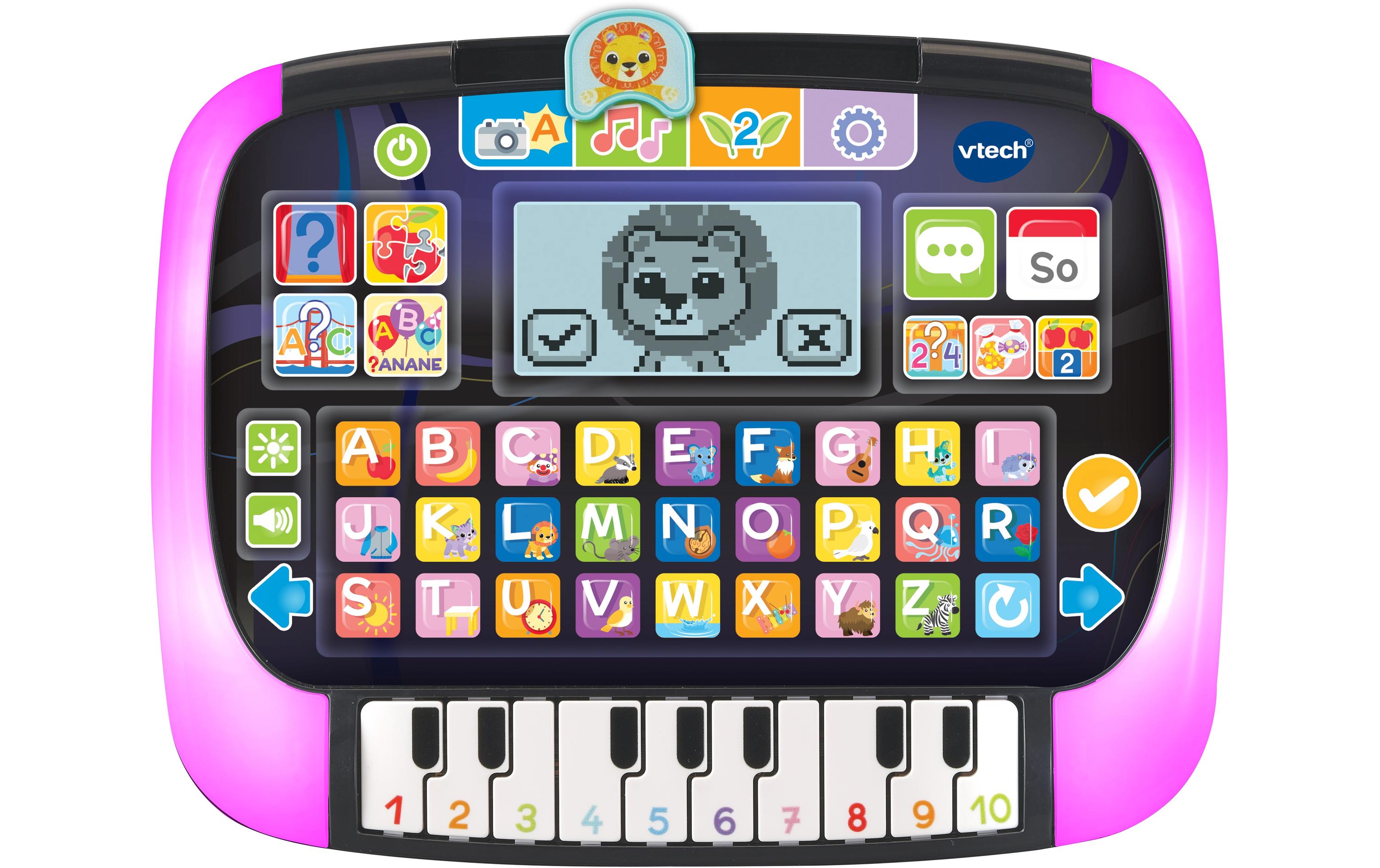 Musikspielzeug Lern- und Musiktablet -DE-Sprechendes, musikalisches Tablet mit Beleuchtung