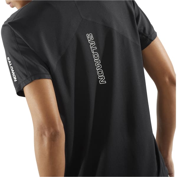T-shirt trail SALOMON SENSE AERO SS TEE W DEEP BLACK