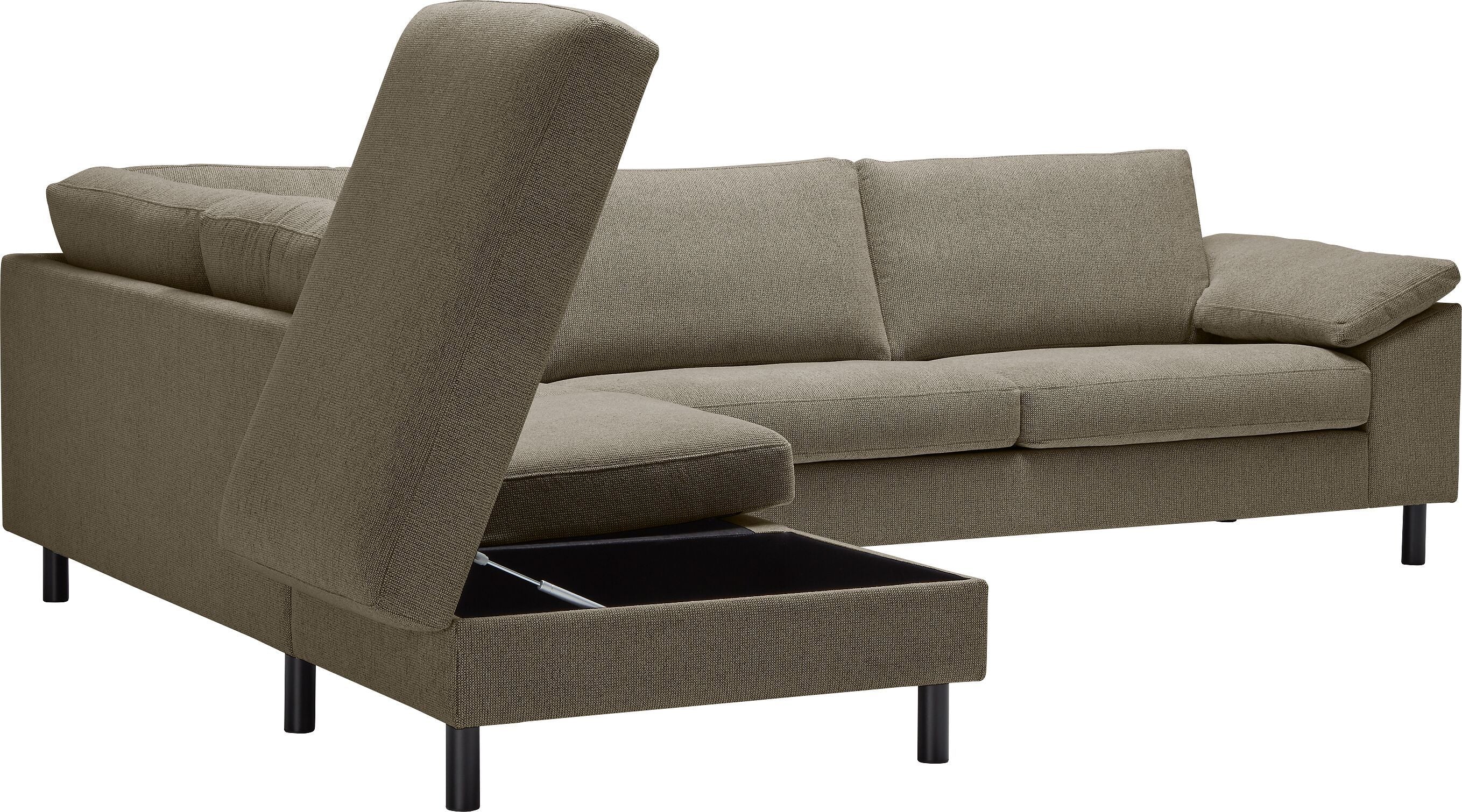 DIENER Ecksofa - Braun / B: 277.0 cm x T: 225.0 cm x H: 81.0 cm