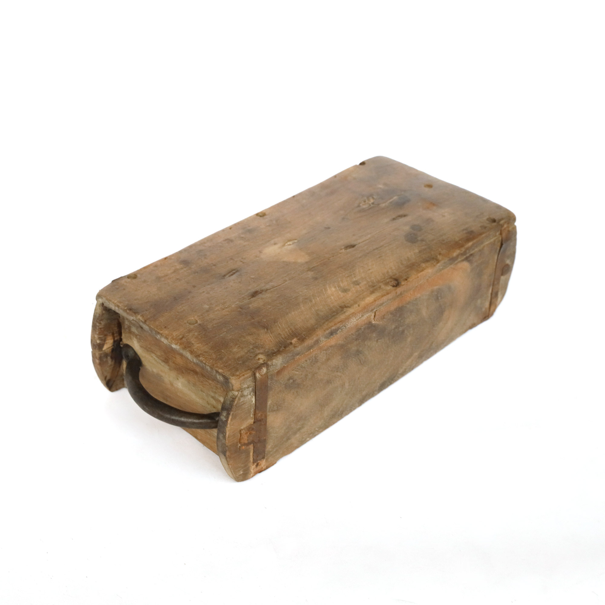 Alte Backsteinformen aus Holz, B 32 cm, H 9 cm, T 15 cm von fischer's lagerhaus