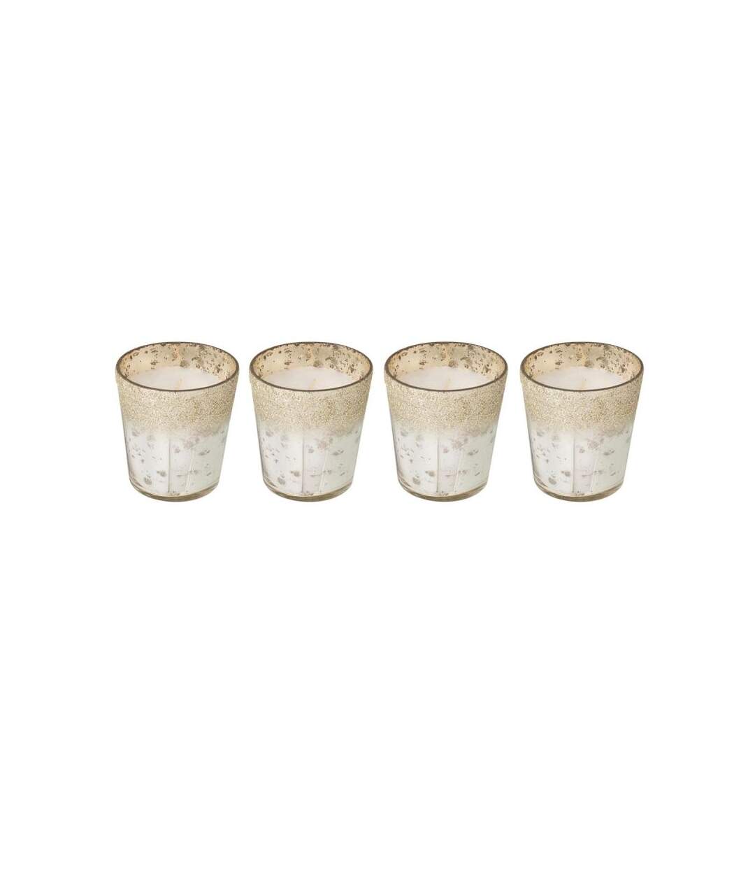 Paris Prix - Lot De 4 Bougies Parfumées deluxe 7cm Sugar Citrus