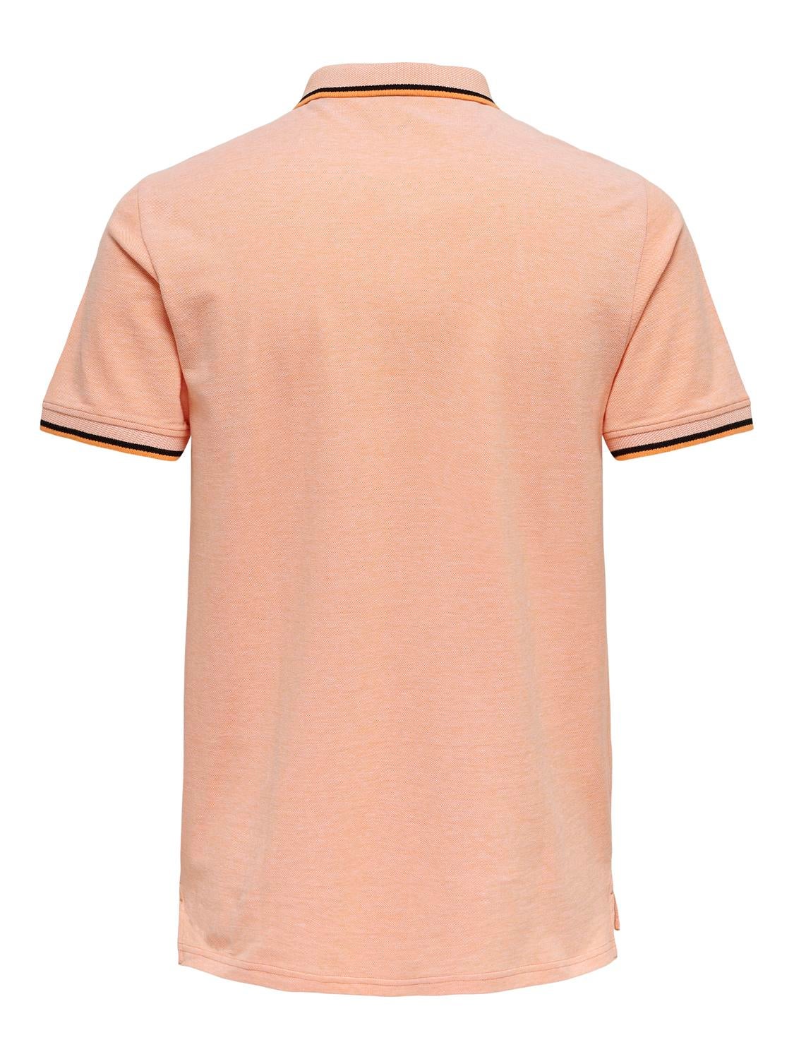 ONSFLETCHER Polo Muskmelon