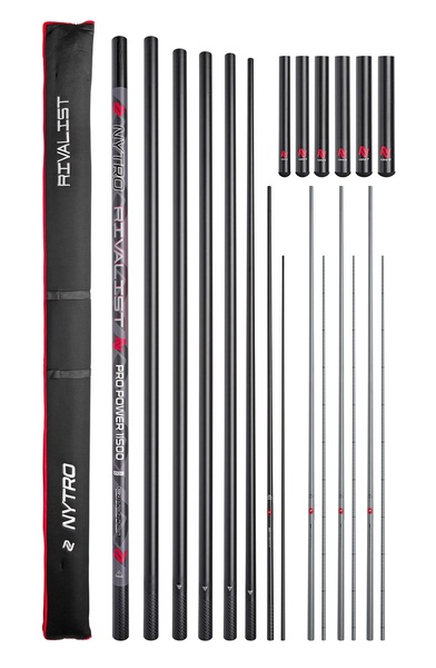 Canne au coup Nytro Rivalist Pro Power Pole Pack 10-11.5m