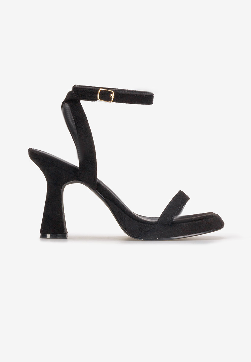 Sandales à talon noires Krona