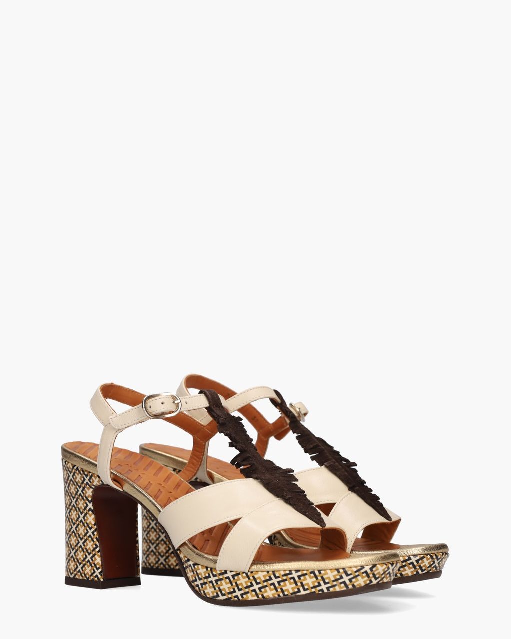 Chie Mihara Kadat Beige/Bruin Damessandalen