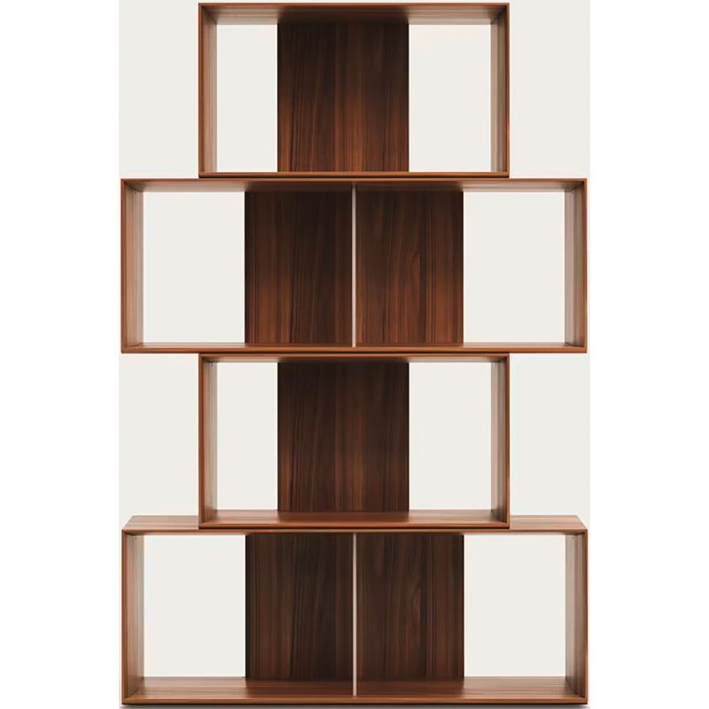 Lot de 4 étagères Litto modulables en placage de bois 168 x 76 cm