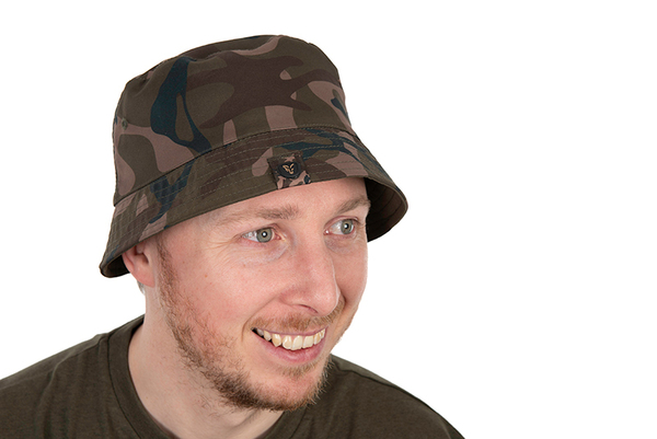 Bob Fox Camo Reversible Bucket Hat Fish Cap