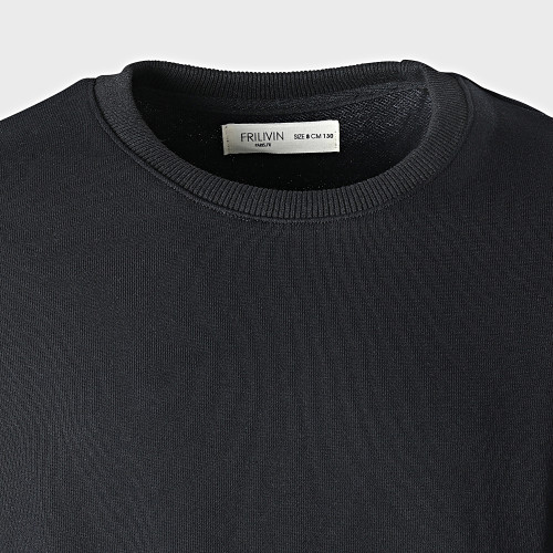 Sweat Crewneck Enfant ZD009 Noir
