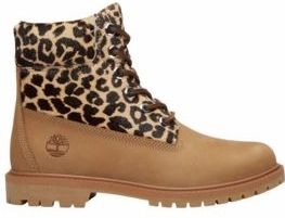 Timberland - Premium 6 Inch - Veterboots - Panterprint - Waterdicht Nubuckleer