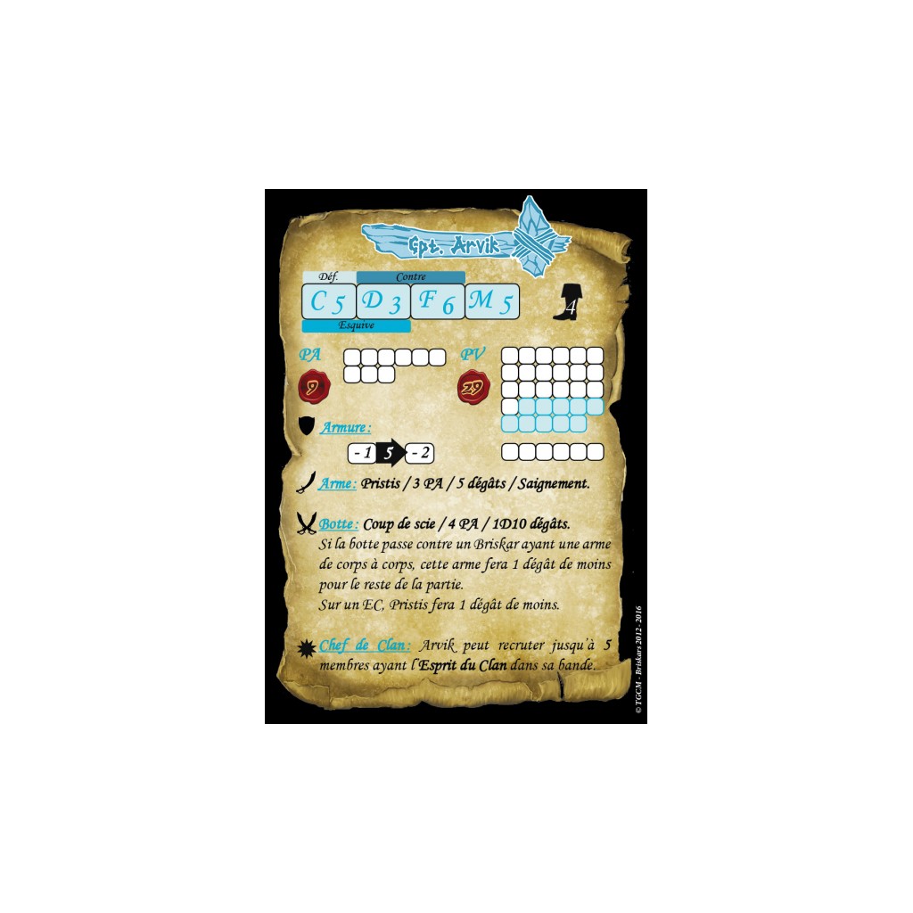 Briskars - Thuléens - Capitaine Arvik