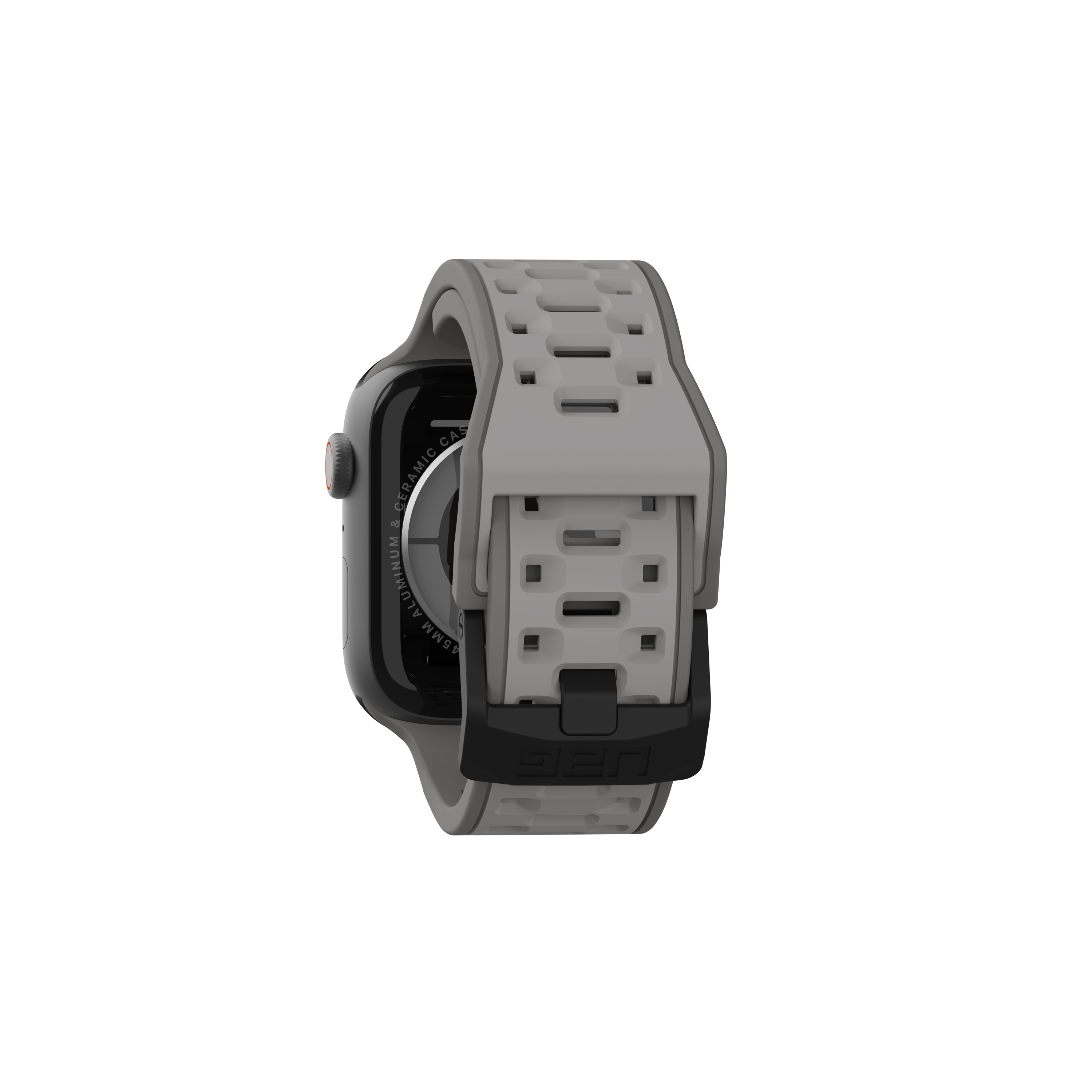 Apple Watch (49/46/45/44 mm) Civilian Watch Strap Silikon Armband (194002113636) - Titanium (Silber)