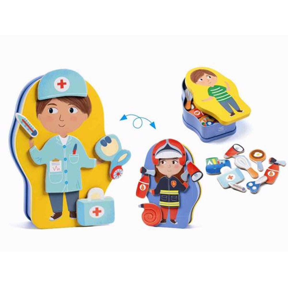 Køb Djeco Wooden Magnetic Jobissimo
