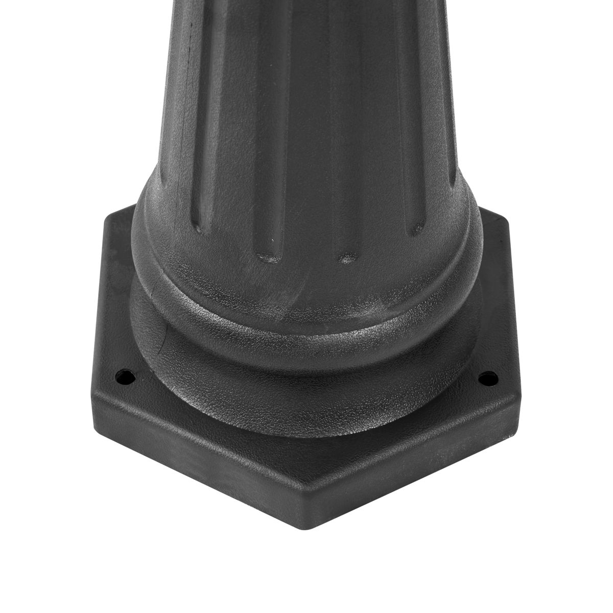Klassieke buitenpaal zwart 217cm IP44 - New Haven Hammered