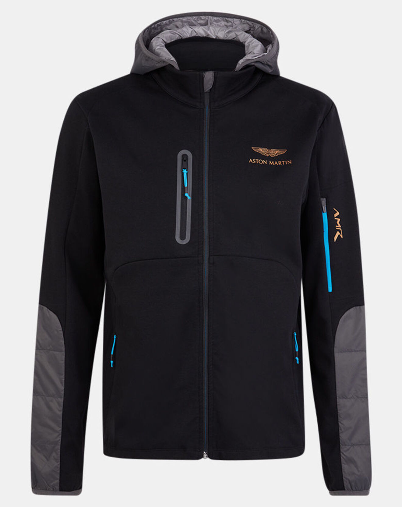 Hackett London Blouson Sweat Hybride Aston Martin Racing noir