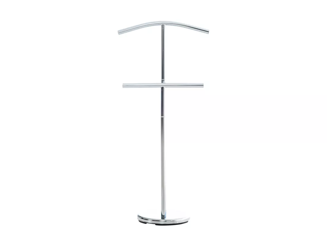 Valet de nuit - Métal - 50 x 28 x 107cm - Argent - Raymon