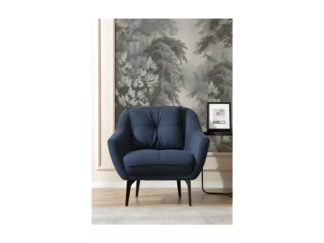 Lerin (Set 3+3+1)/Tissu-Bleu&Gris