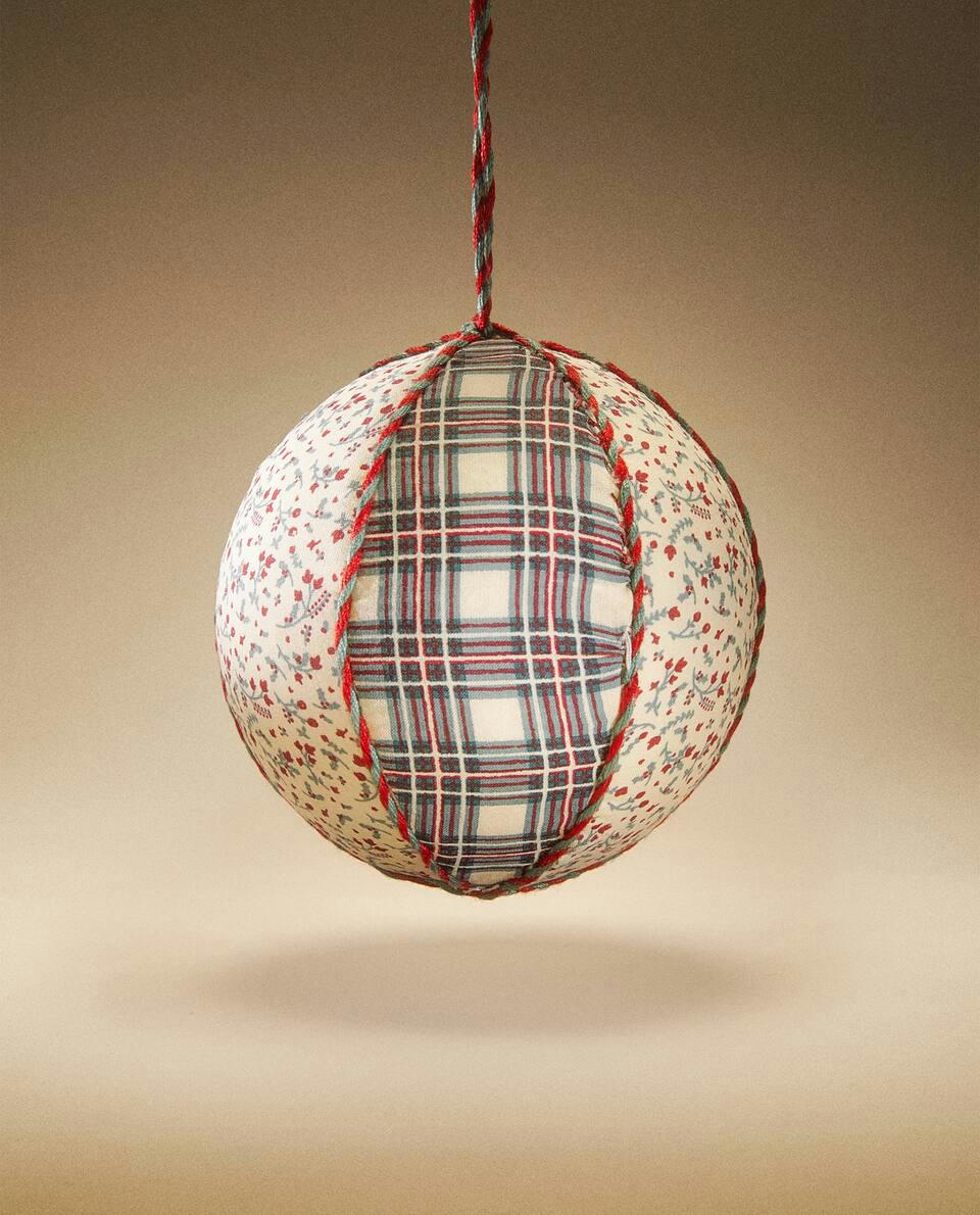 Enfeite de Natal em Patchwork