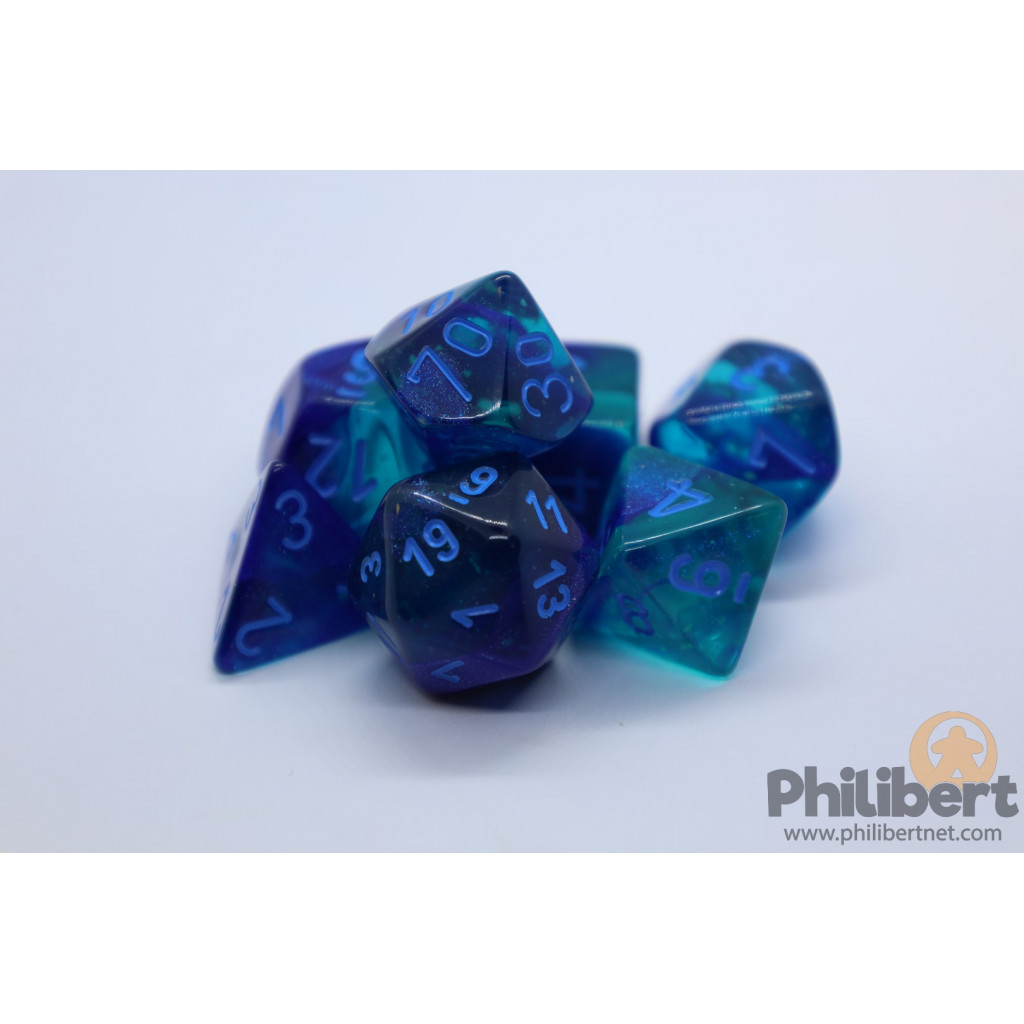 Set de 7 Dés JDR Chessex Gemini