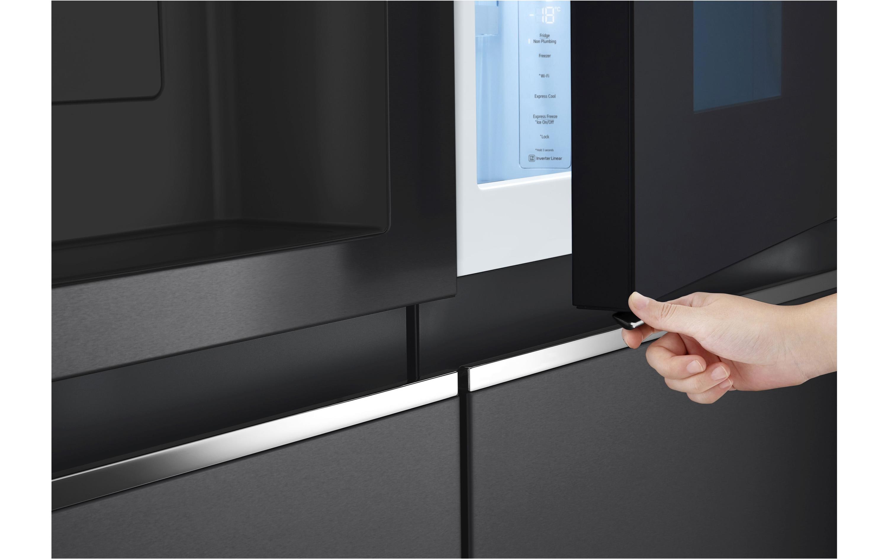 Foodcenter GSXV91MCLE Matte Black<br>Side by Side Kühlgerät mit Fenster und Innenbeleuchtung