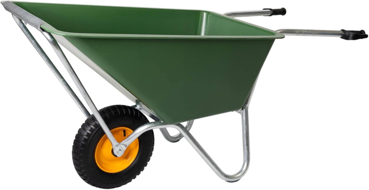 Edition 170L Profi-Schubkarre mit 6PR Luftrad – Made in Europa Robuste Qualität für Garten, Hof & Stall – Für Profis & Anspruchsvolle Anwender