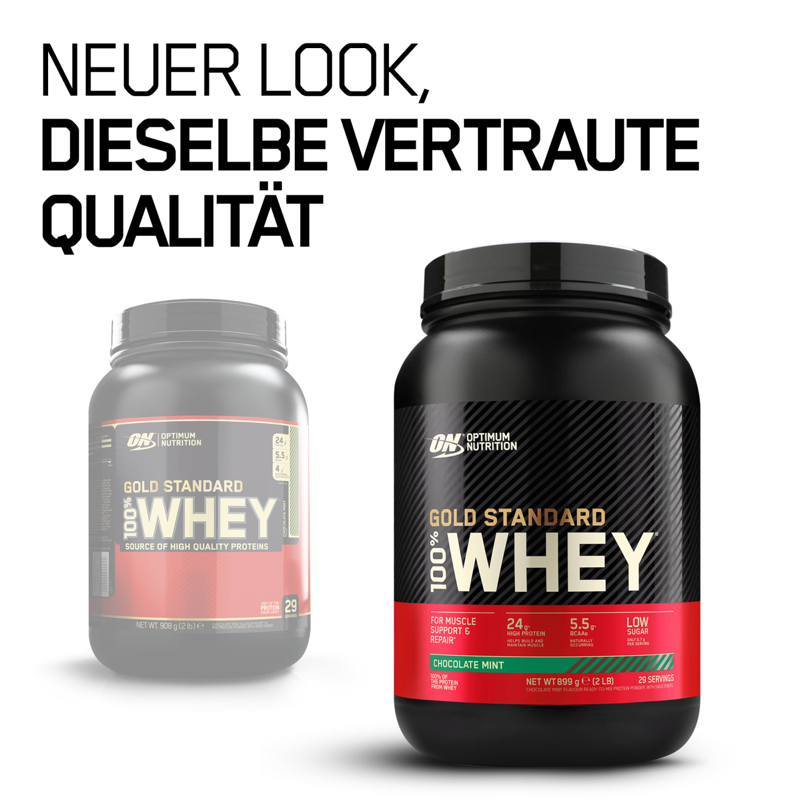 100% Whey Gold Standard - 900g - Chocolate Mint