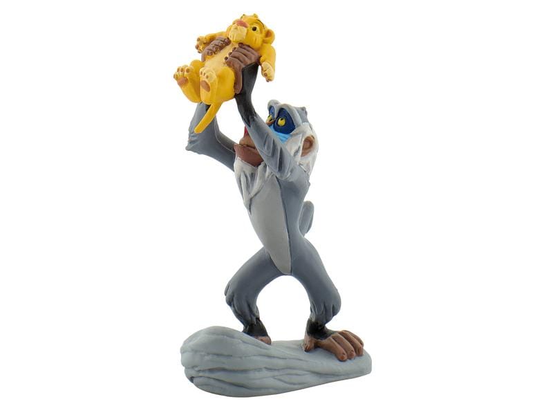 BULLYLAND Spielzeugfigur Disney Rafiki mit Baby Simba Disney Spielzeugfigur