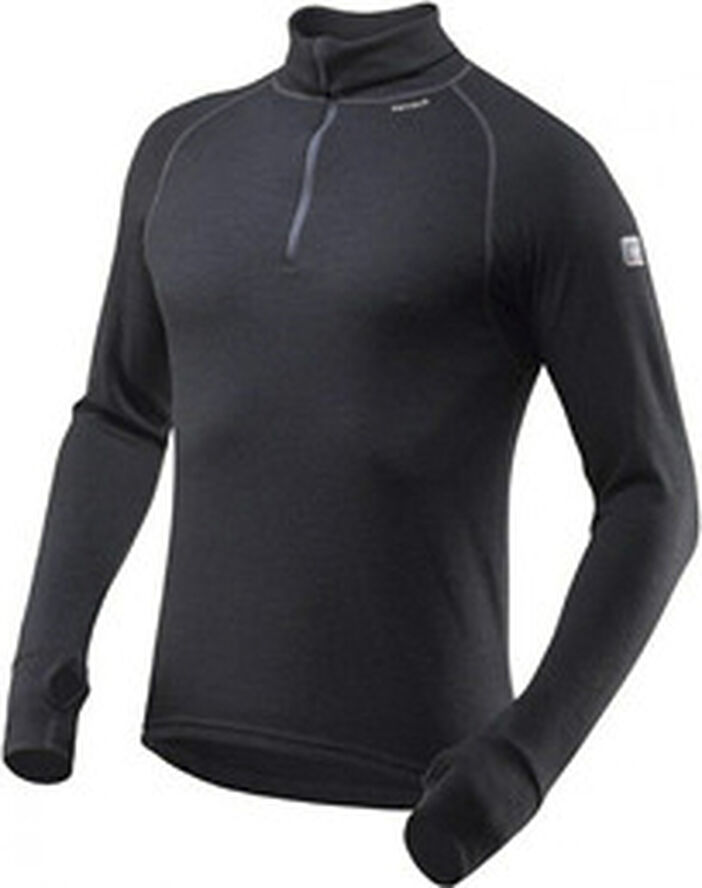 Devold Devold Expedition Zip Neck, Black Sort