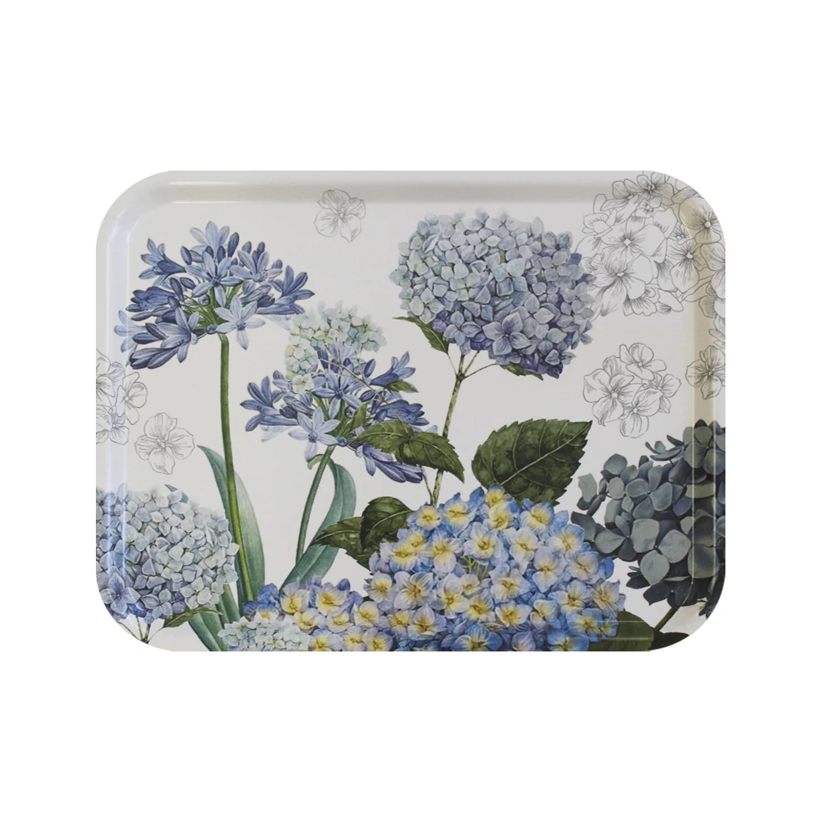 Plateau bois multicolore Diam. 38 Garnier Thiebaut
