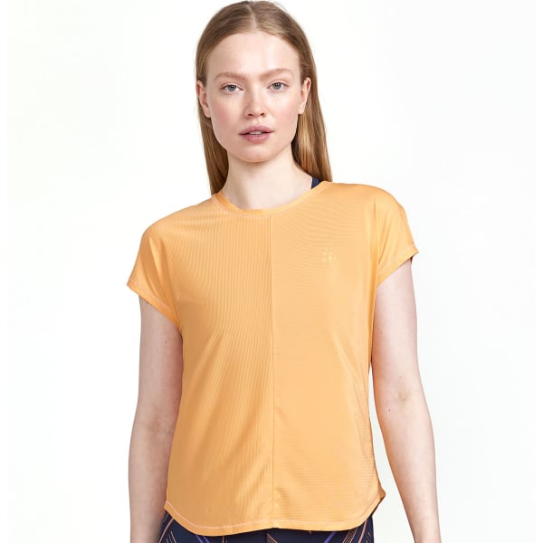 T-shirt running CRAFT CORE ESSENCE SS TEE W PEACH