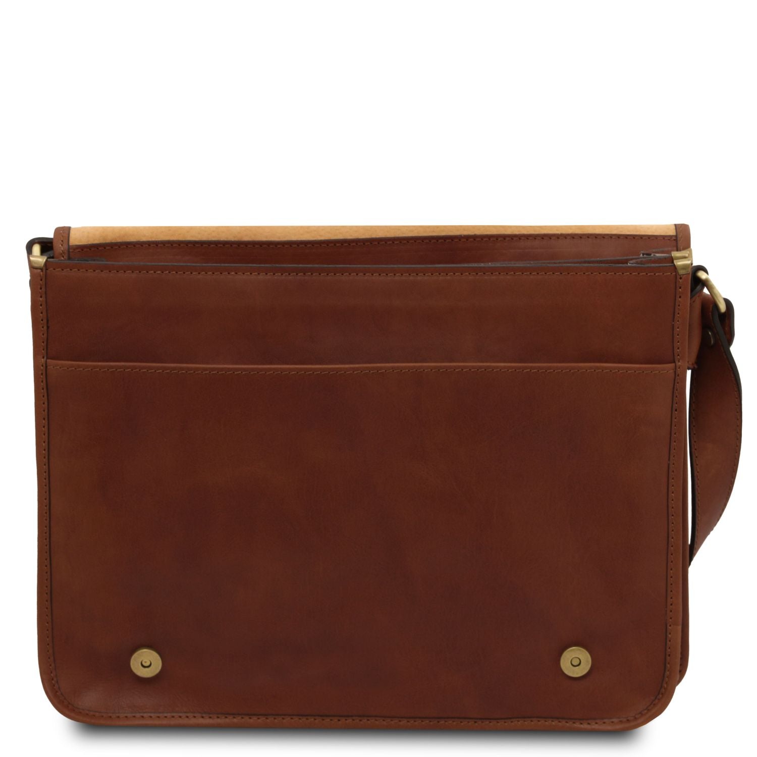 TL142430 – TL Schoudertas – Two compartments leren Schoudertas – Groot size