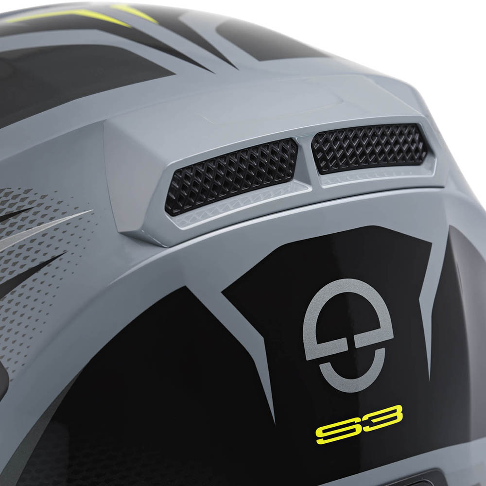 Schuberth - Casque S3 Apex Gris / Noir / Jaune / Brillant