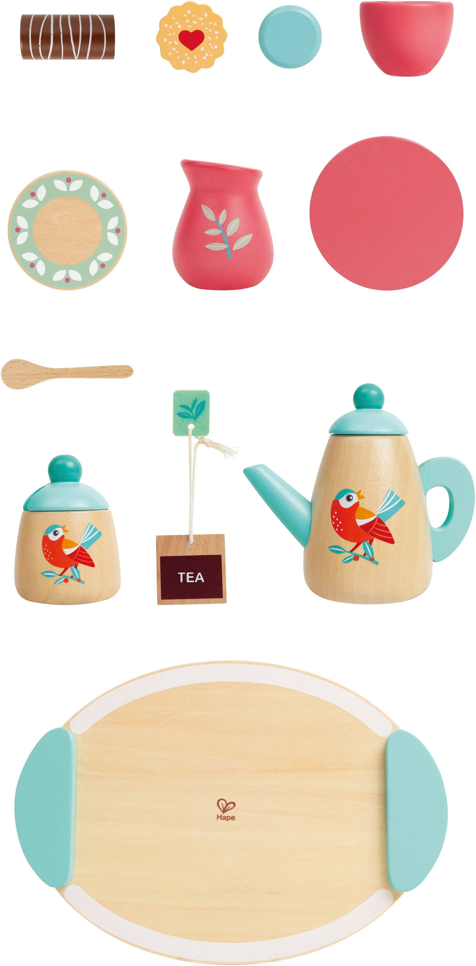 Hape Spielgeschirr »Kinder-Teeservice« aus Holz