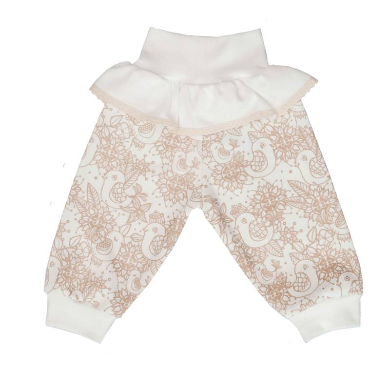 Baby Pants with Ruffle | Organic, Hypoallergenic, Stylish