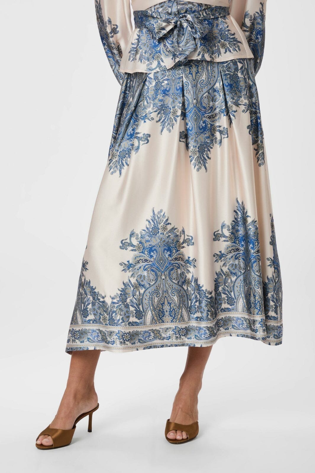 Neo Noir Lenni Paisley Border Skirt 166205