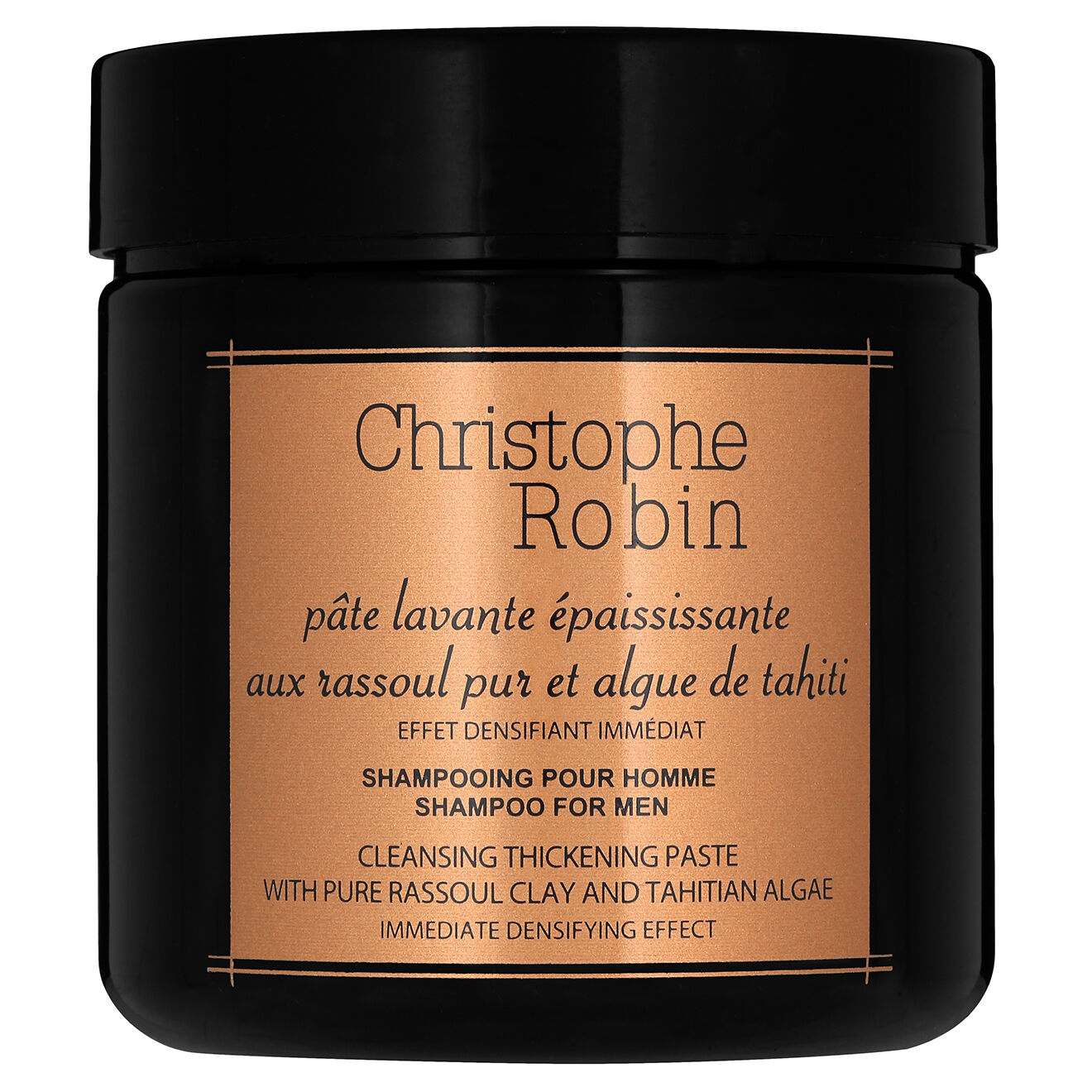 Christophe robin Pâte lavante volumisante au Rassoul et à l'algue de Tahiti - 500 ml