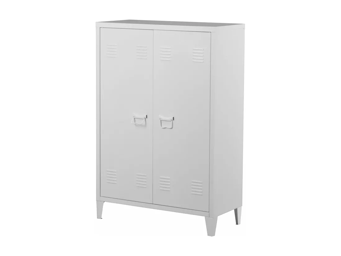 Casier de bureau armoire blanche 75 x 33 x 110 cm 03_0006334