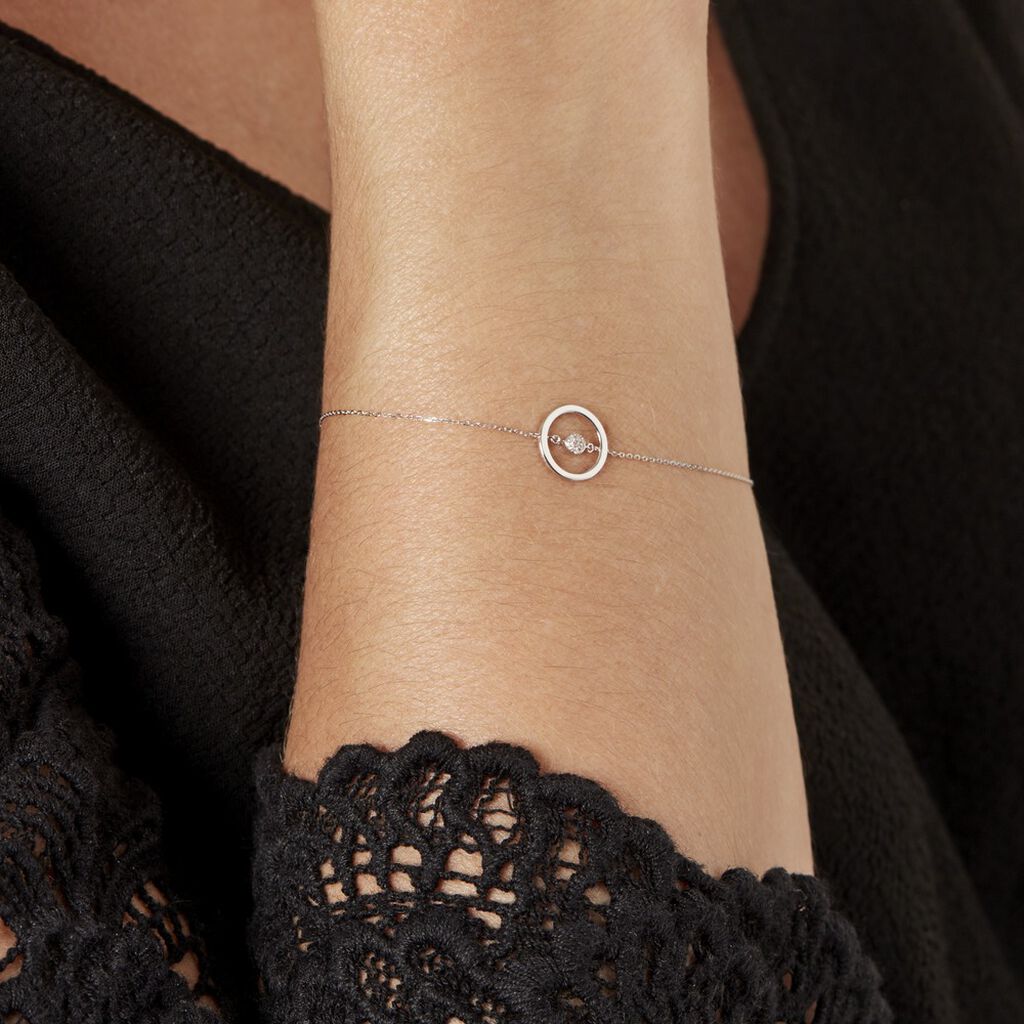 Bracelet Natalane Or Blanc Diamant