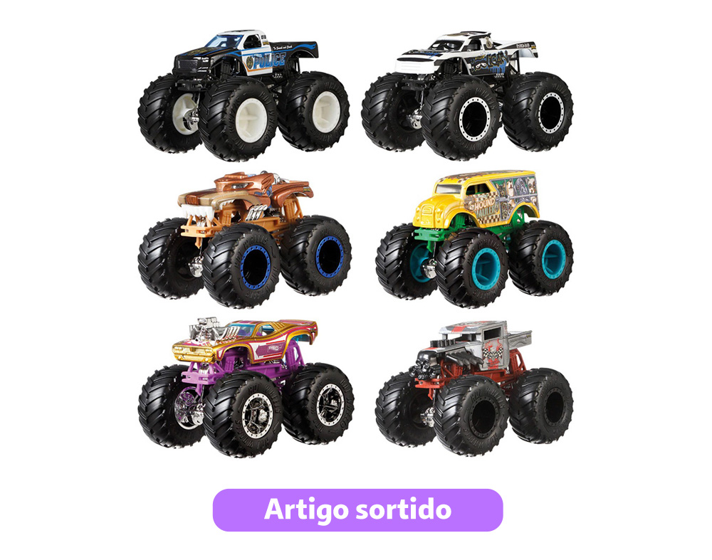 MONSTER TRUCKS HOT WHEELS DEMOLITION DOUBLES MODELOS SORTIDOS