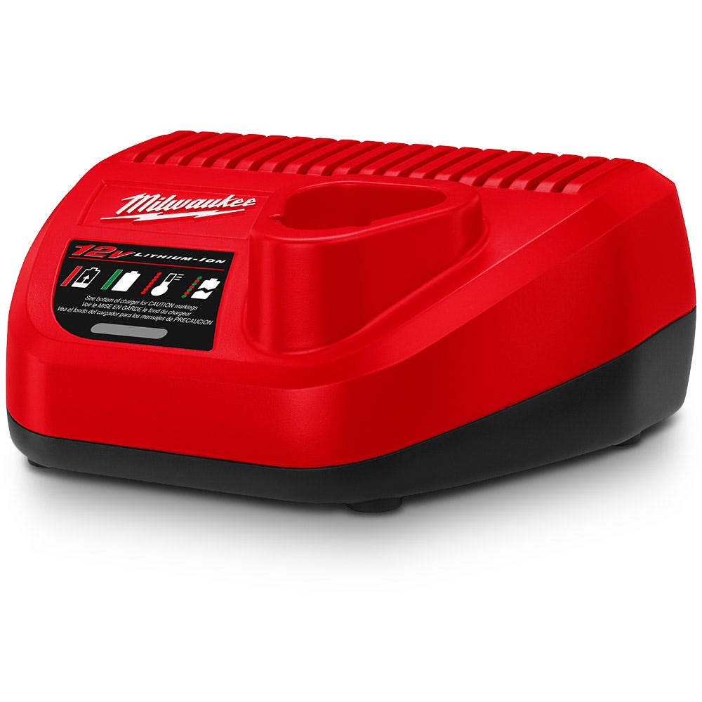 Kit de chave de impacto curta Milwaukee 12V FUEL™ de 1/2