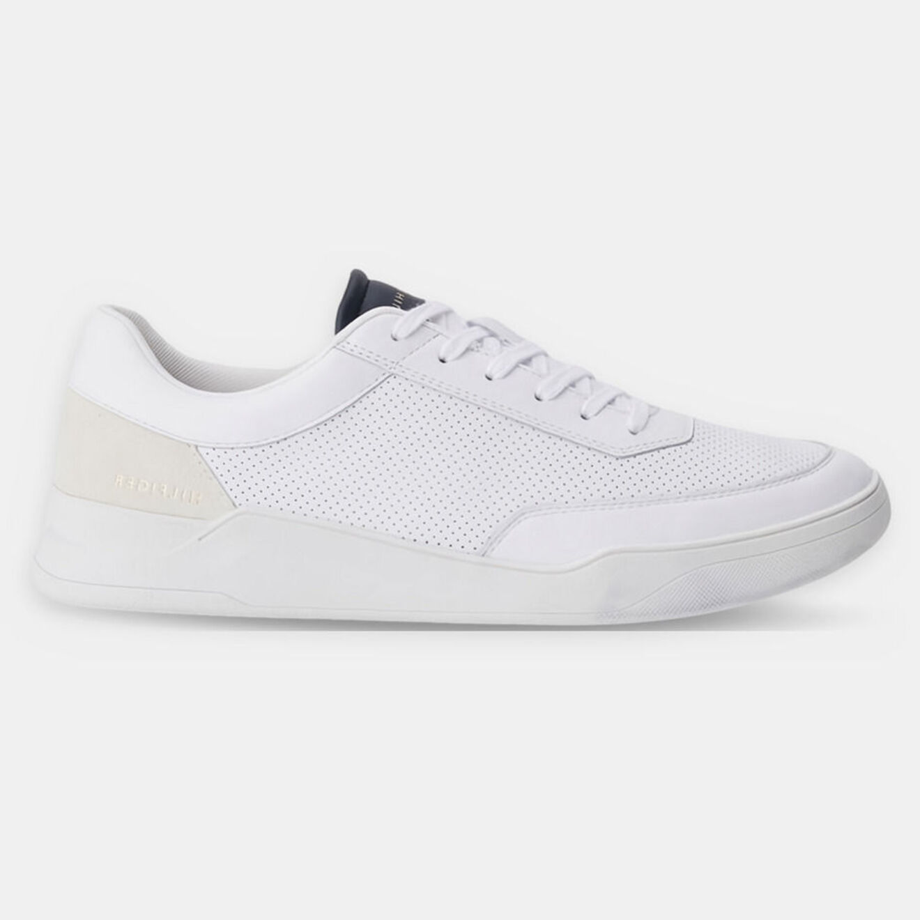 Tommy Hilfiger Baskets en Cuir Elevated Cups Perf blanches