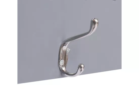 Porte-manteau mural FAMILY Gris 74x29,5 cm