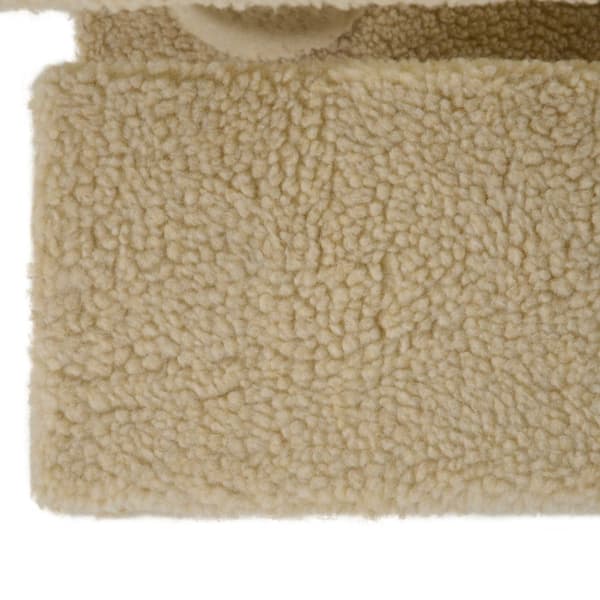Dyretrapper Hunder Katter 4-Trinns Plysj Beige 63,5X43X60Cm