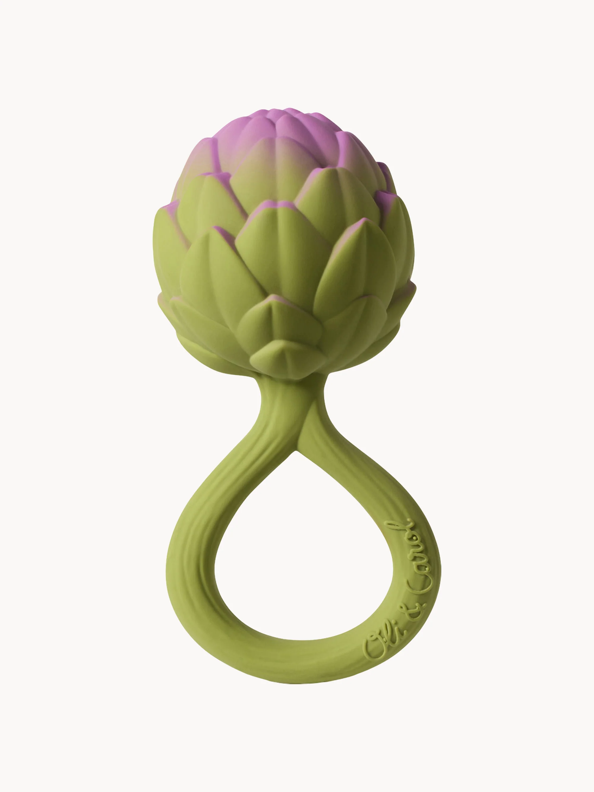 Handgemaakte rammelaar Artichoke