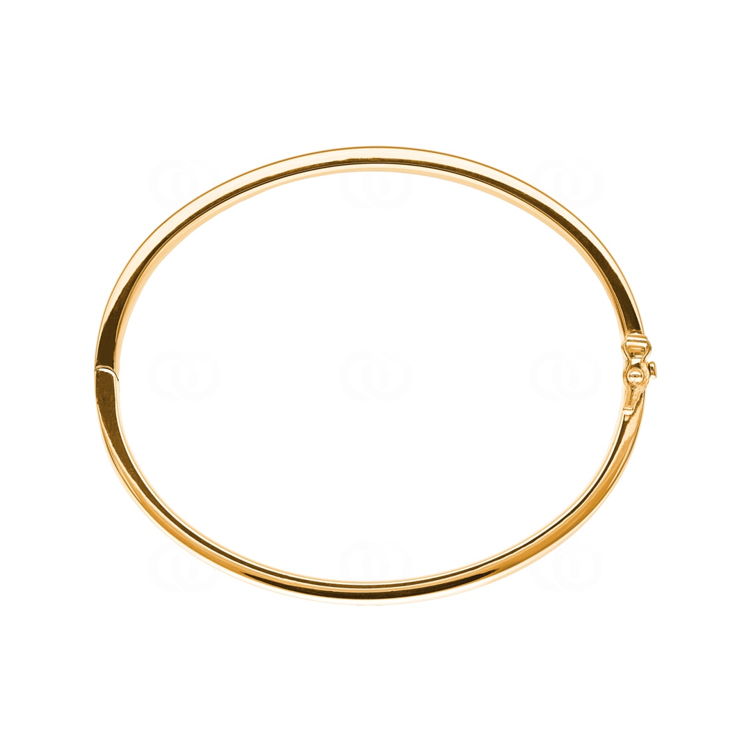 Armreif oval 750/18 K Gelbgold 5mm - 52x62mm