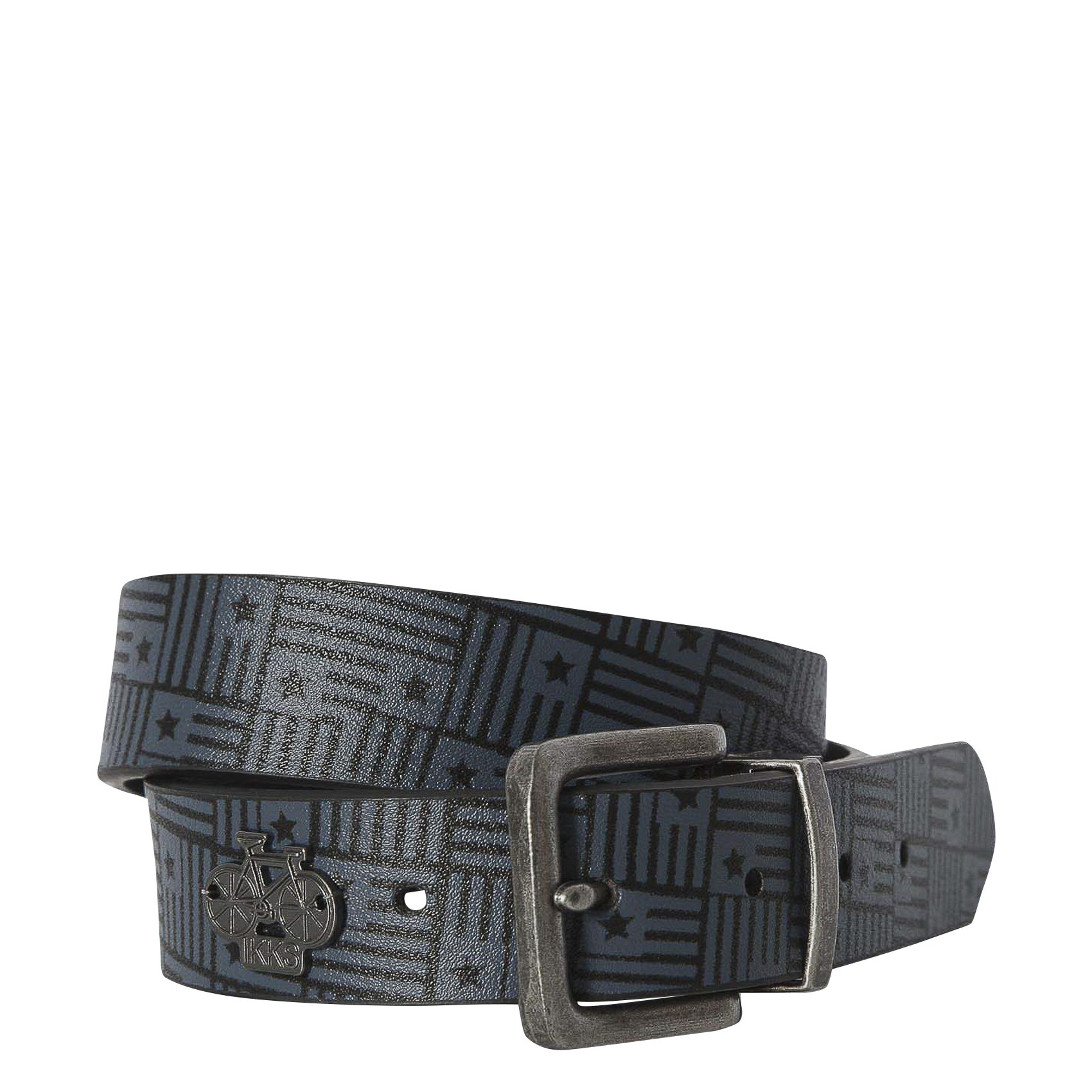 Ceinture réversible à boucle | Noir